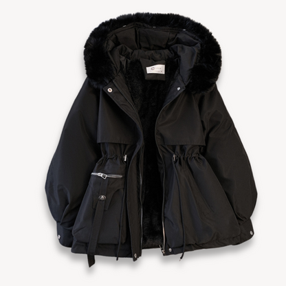 Damen Kapuzen Winterparka Hause Lune