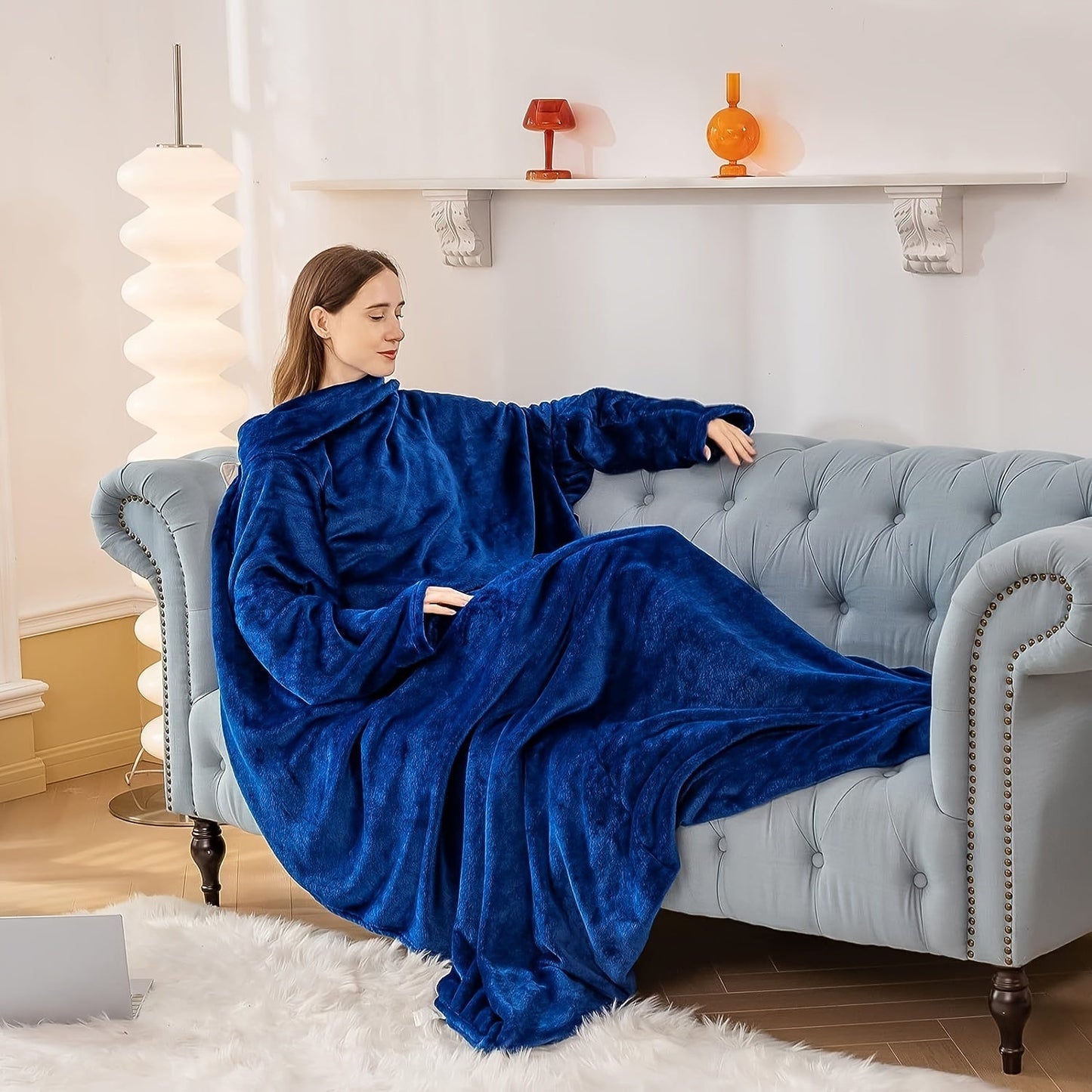 Decke mit Ärmeln | Pullover Stil für Zuhause Hause Lune