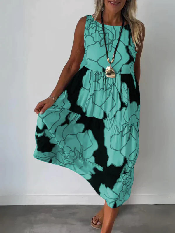 Franziska | Ärmelloses Damenkleid Für Stilvolle Sommerauftritte 4