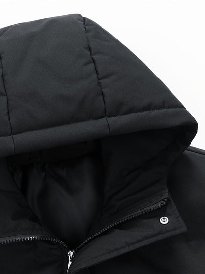 Herren Winterjacke Wasserdicht mit Kapuze Hause Lune