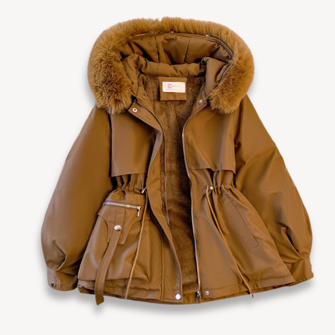 Damen Kapuzen Winterparka Hause Lune