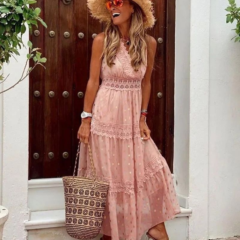 Rose | Elegantes Maxi Kleid