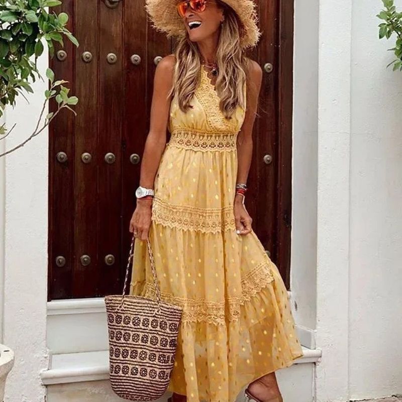 Rose | Elegantes Maxi Kleid