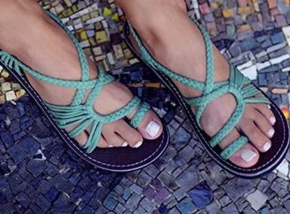 Lissa | Bunte Strandsandalen Für Damen Mit Verstellbaren Riemen Und Komfortablem Fußbett-6