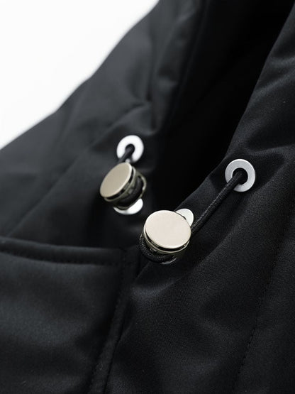 Herren Winterjacke Wasserdicht mit Kapuze Hause Lune