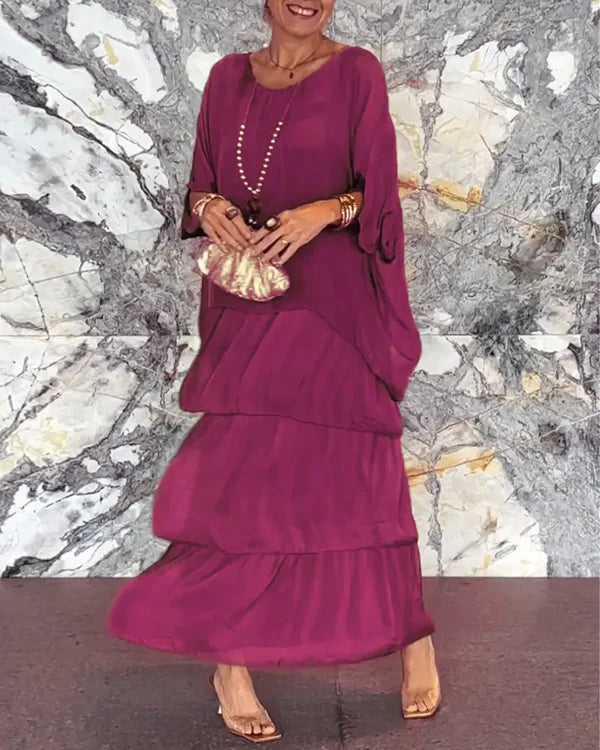 Evelyn | Elegantes Chiffon Damenkleid Für Hochzeitsgast Und Festliche Anlässe 4