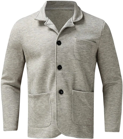 Herren Klassischer Strukturierter Blazer Hause Lune