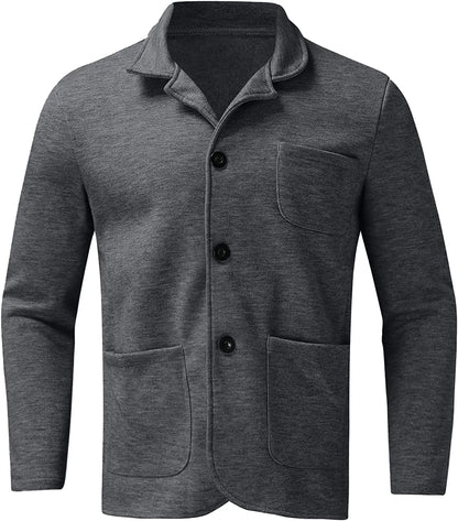 Herren Klassischer Strukturierter Blazer Hause Lune