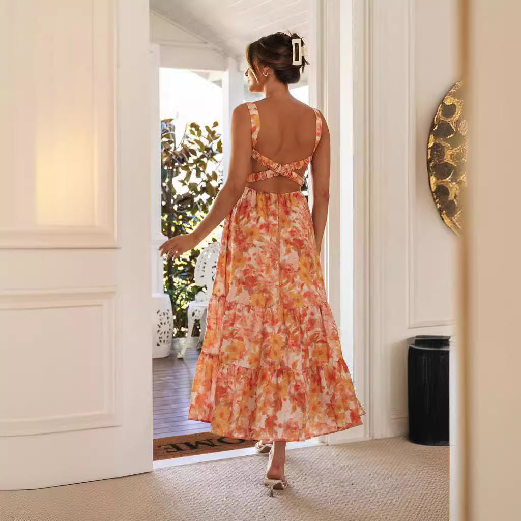 Runa | Festliches Damenkleid Mit Blumendruck Im Midi-Stil 6