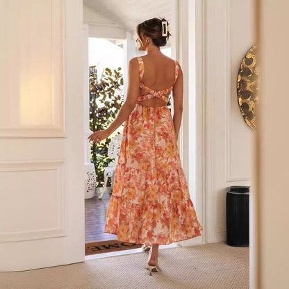 Runa | Festliches Damenkleid Mit Blumendruck Im Midi-Stil 6