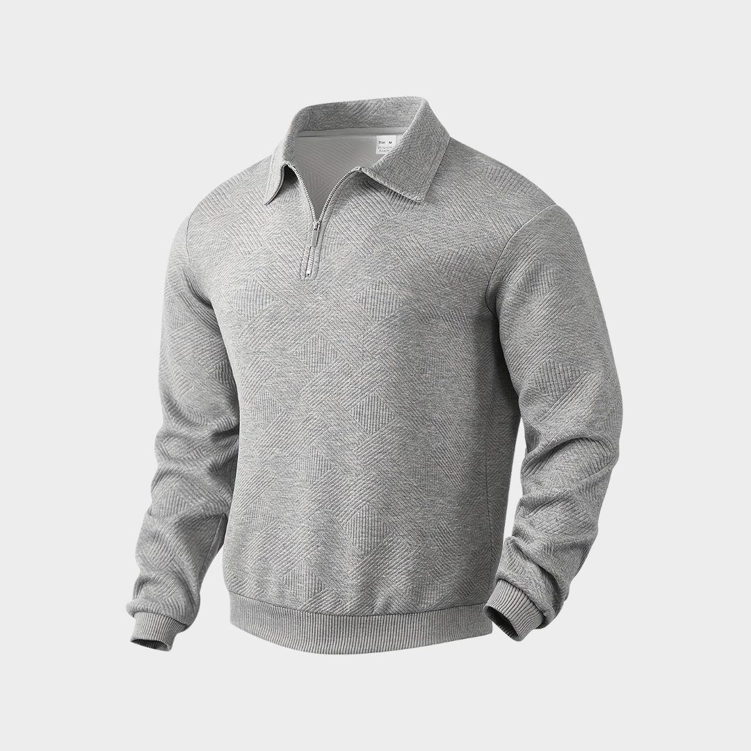 Victor - Premium Quarter Zip Trui Hause Lune