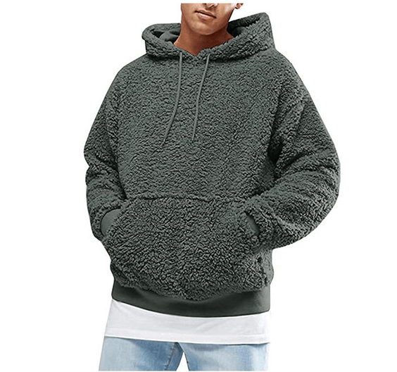 Herren Lässiger Oversized Hoodie Hause Lune