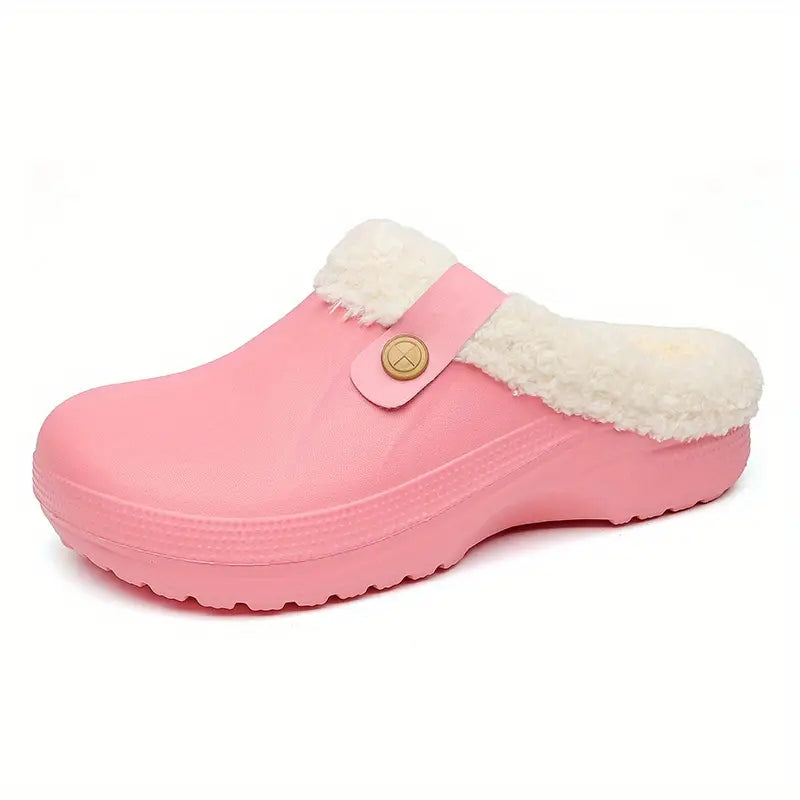 Johanna | Unisex Fleece gefütterte Clogs Hause Lune