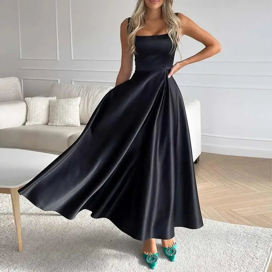 ADELISA Maxi-Jurk für Frauen – Hohe Taille, Fließende Passform 1