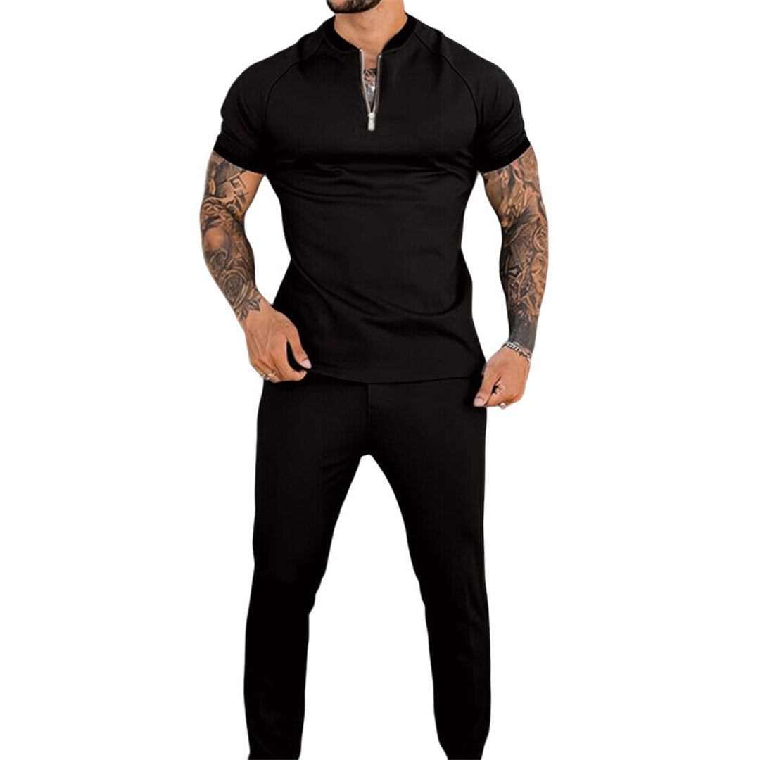 ALEC | Zweiteiler Hose Und Oberteil Sommer Set In Slim-Fit-Design 1