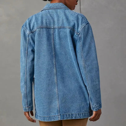 Abegonda Denim Blazer für Damen – Zeitloses Design, Vielseitig 2