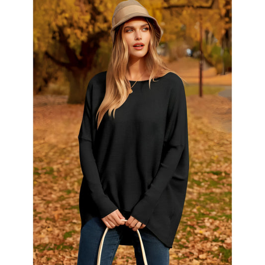 Aelthina Damenpullover – Oversized, Weicher Stoff, Vielseitig 0