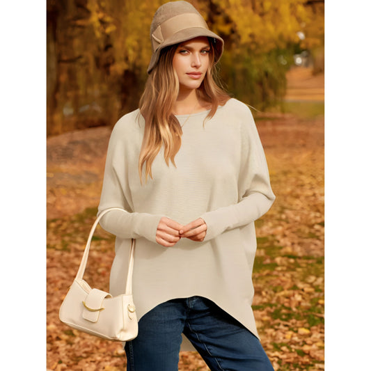 Aelthina Damenpullover – Oversized, Weicher Stoff, Vielseitig 1