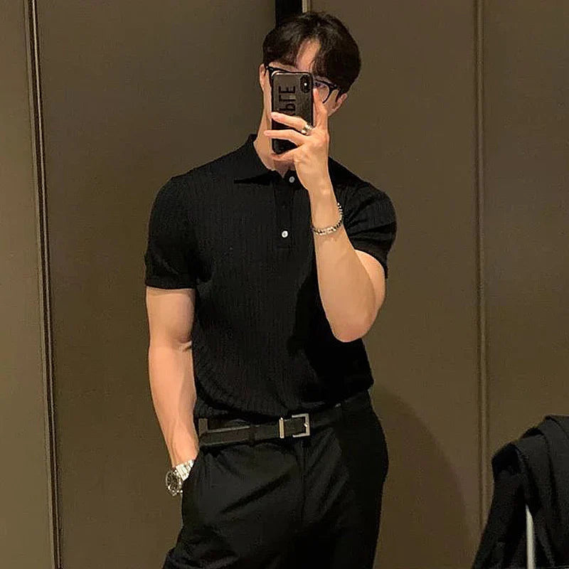 Agimar | Klassisches Gestreiftes Poloshirt Herren – Zeitloser Stil & Komfort 4