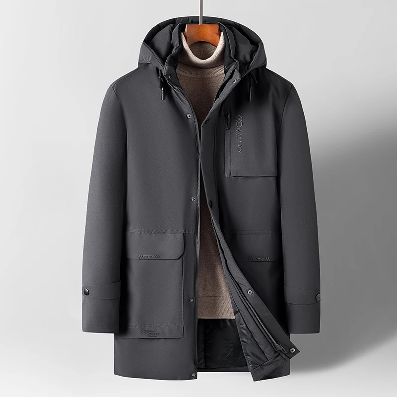 Aloisius | Winterparka Für Männer – Wasserabweisend, Mit Verstellbarer Kapuze, Moderne Passform 2
