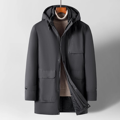 Aloisius | Winterparka Für Männer – Wasserabweisend, Mit Verstellbarer Kapuze, Moderne Passform 2