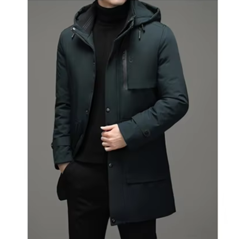 Aloisius | Winterparka Für Männer – Wasserabweisend, Mit Verstellbarer Kapuze, Moderne Passform 4