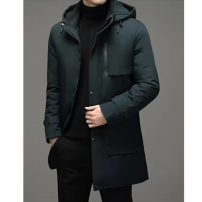 Aloisius | Winterparka Für Männer – Wasserabweisend, Mit Verstellbarer Kapuze, Moderne Passform 4