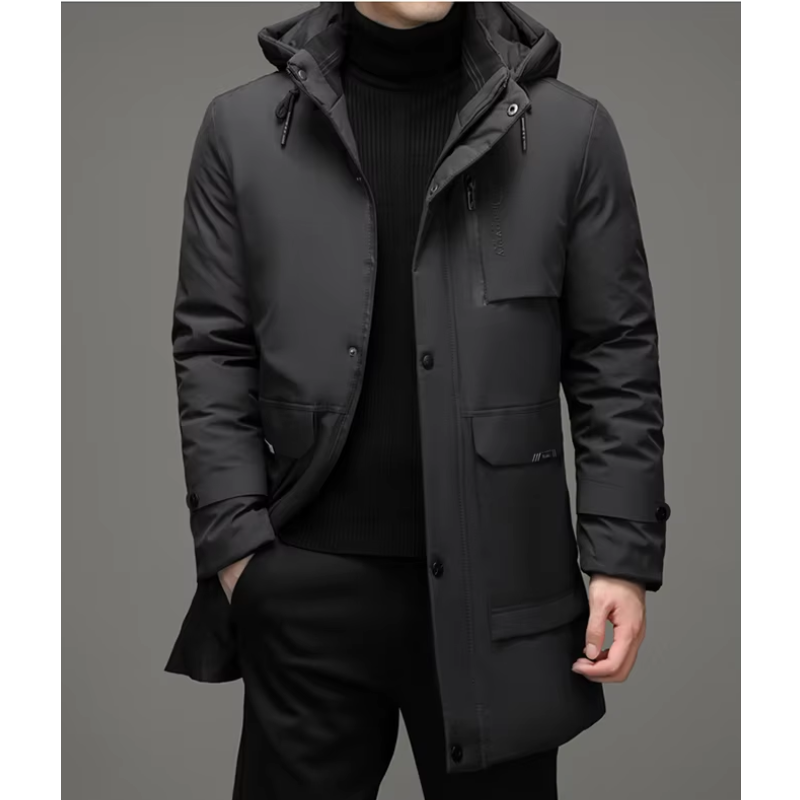 Aloisius | Winterparka Für Männer – Wasserabweisend, Mit Verstellbarer Kapuze, Moderne Passform 5