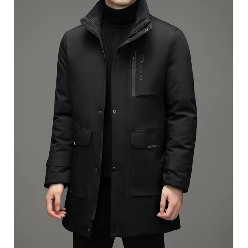 Aloisius | Winterparka Für Männer – Wasserabweisend, Mit Verstellbarer Kapuze, Moderne Passform 6
