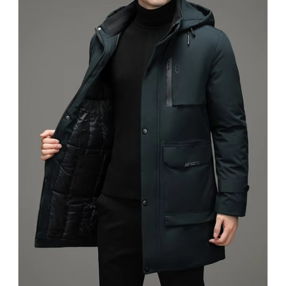 Aloisius | Winterparka Für Männer – Wasserabweisend, Mit Verstellbarer Kapuze, Moderne Passform 8