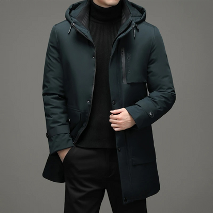Aloisius | Winterparka Für Männer – Wasserabweisend, Mit Verstellbarer Kapuze, Moderne Passform 9