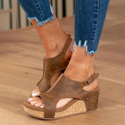 Amara | Orthopädische Damen Sandalen aus Leder mit Verstellbaren Riemen und Stoßdämpfender Sohle 8