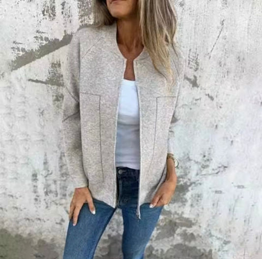 Amina™ Damenjacke mit Reißverschluss – Warm und Stylisch für Herbst und Winter 1