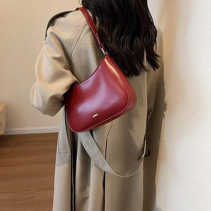 Anna | PU Leren Schoudertas met Verstelbare Strap 6