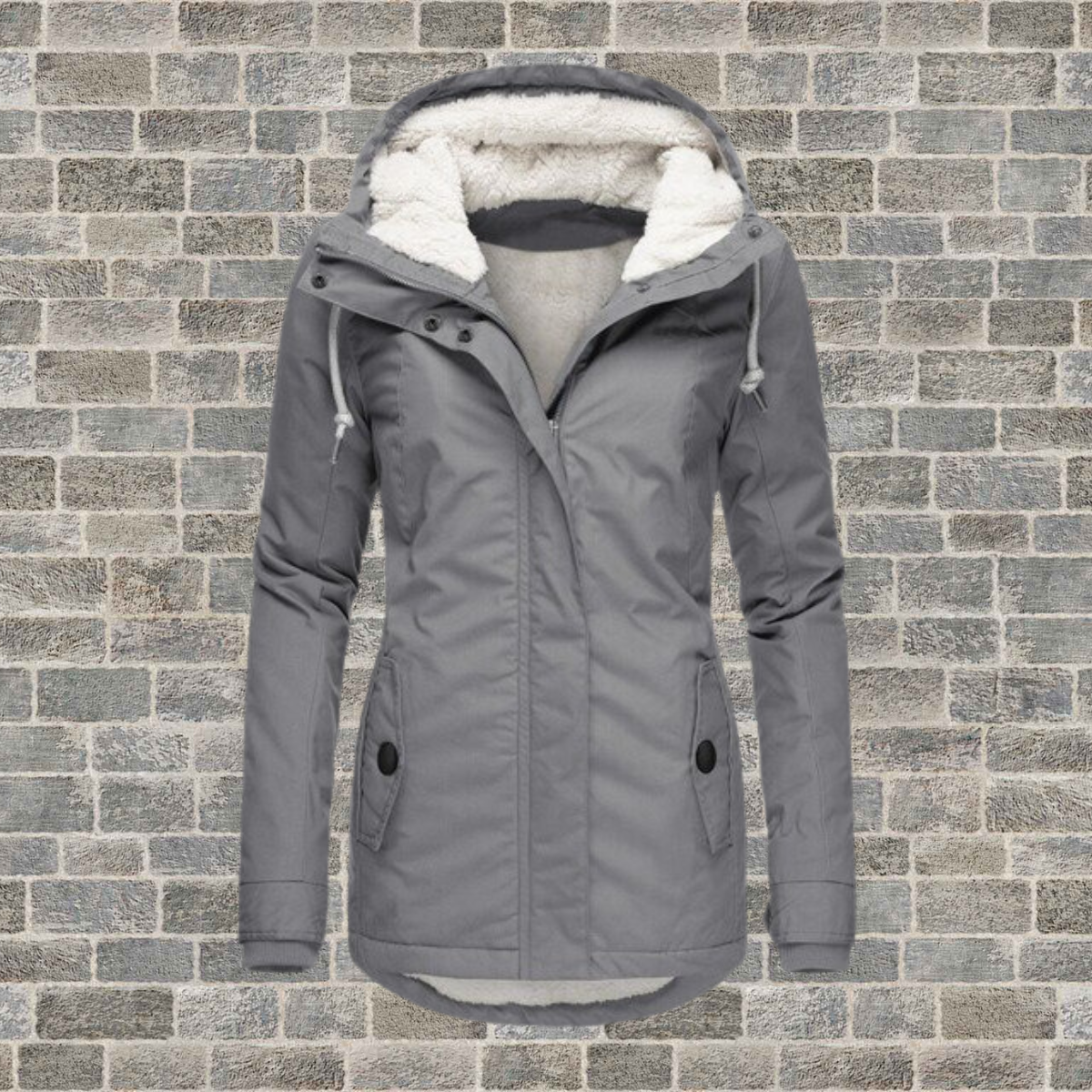 Anne™ Damenjacke – Winterjacke mit Kapuze, Warm und Stilvoll, Hochwertiger Polyester 0