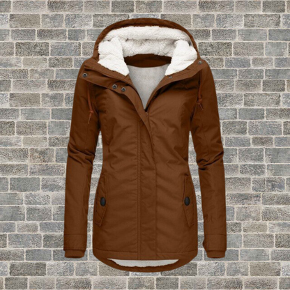 Anne™ Damenjacke – Winterjacke mit Kapuze, Warm und Stilvoll, Hochwertiger Polyester 2