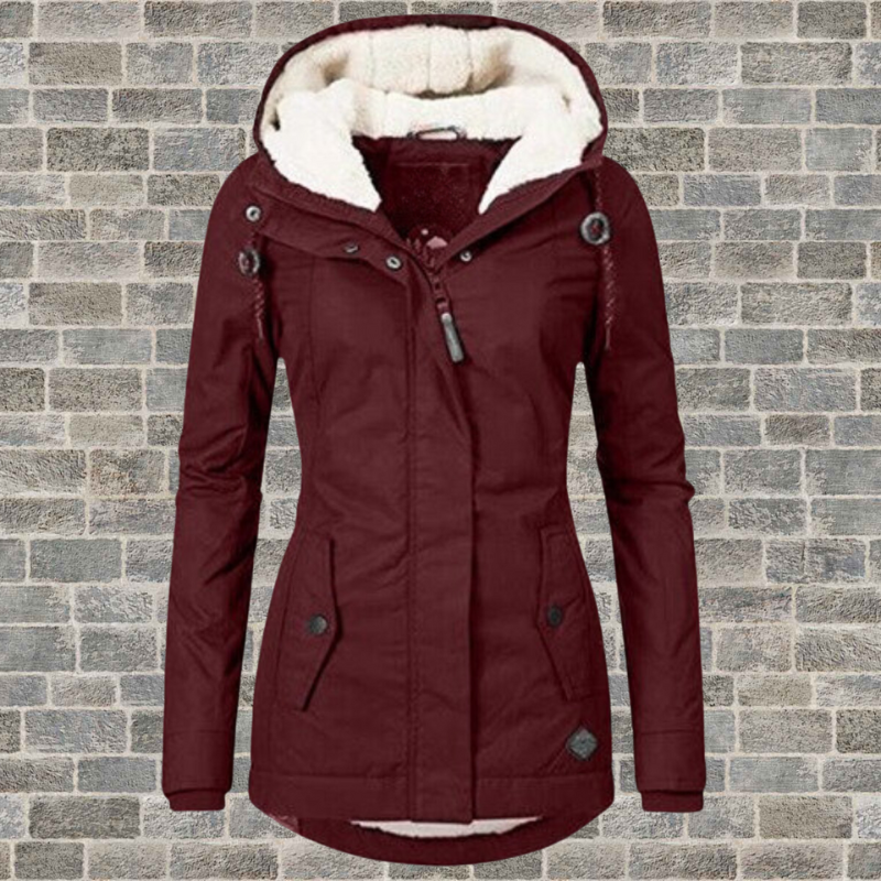 Anne™ Damenjacke – Winterjacke mit Kapuze, Warm und Stilvoll, Hochwertiger Polyester 3
