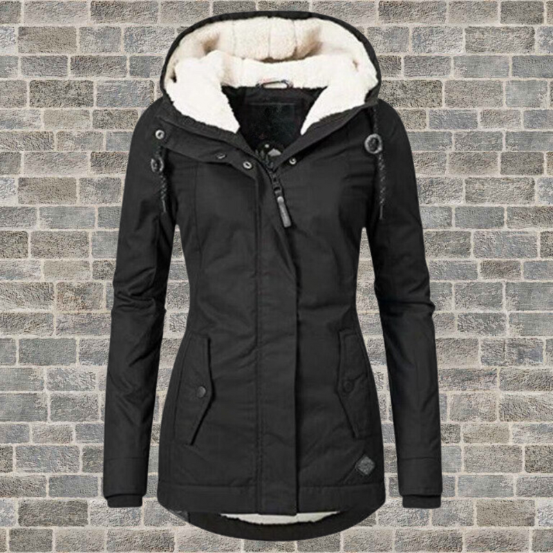 Anne™ Damenjacke – Winterjacke mit Kapuze, Warm und Stilvoll, Hochwertiger Polyester 4