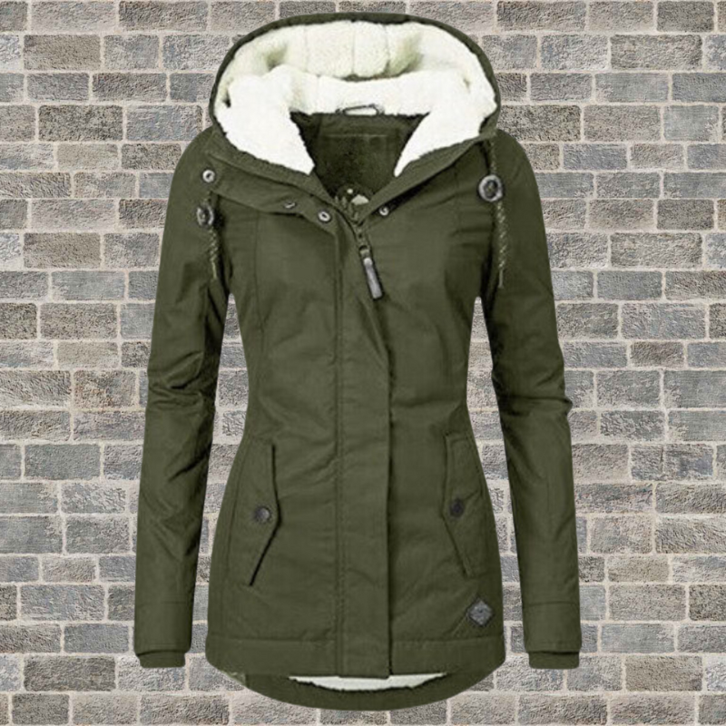 Anne™ Damenjacke – Winterjacke mit Kapuze, Warm und Stilvoll, Hochwertiger Polyester 5