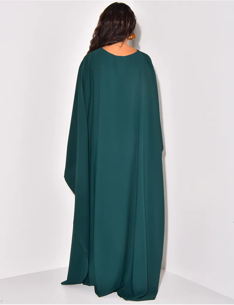 Annelore | Stilvolle Satin Abaya Damen für Elegante Anlässe 3