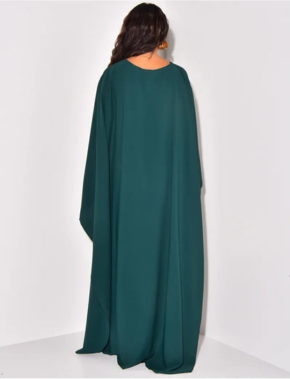 Annelore | Stilvolle Satin Abaya Damen für Elegante Anlässe 3