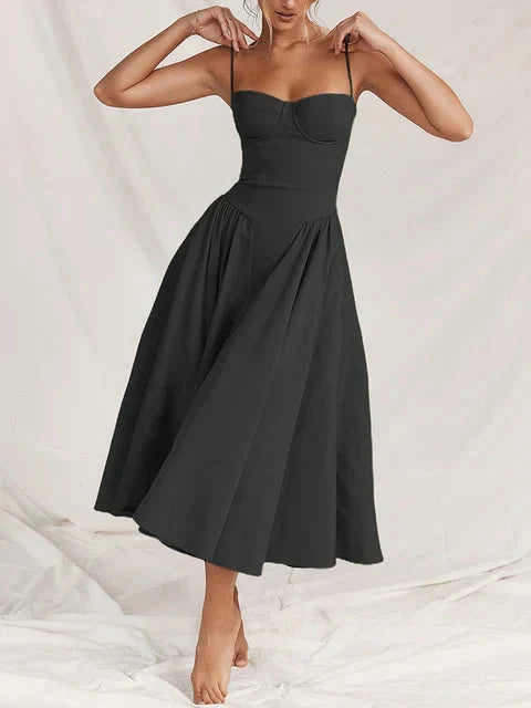 Variant image for Etta | Ärmelloses Korsett Midi Kleid - Schmeichelnd & Elegant-18