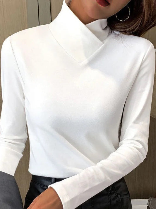 Auréliane | Warmer Damenpullover Mit Hohem Kragen Für Elegante Looks 0