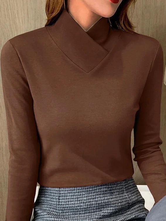 Auréliane | Warmer Damenpullover Mit Hohem Kragen Für Elegante Looks 4