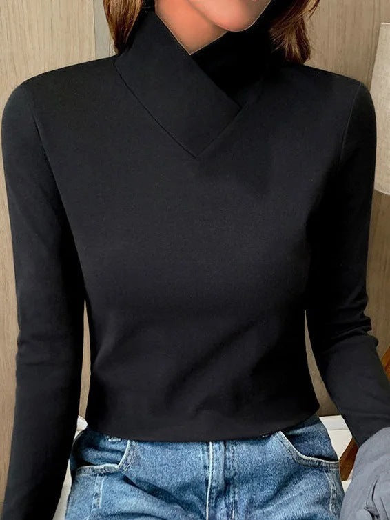 Auréliane | Warmer Damenpullover Mit Hohem Kragen Für Elegante Looks 5