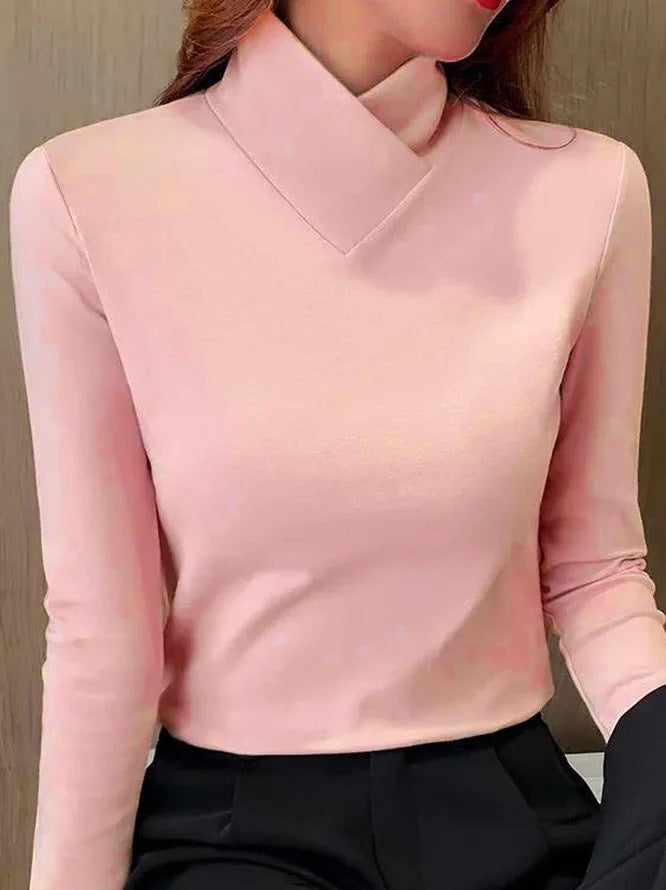 Auréliane | Warmer Damenpullover Mit Hohem Kragen Für Elegante Looks 8