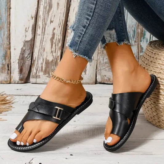 BODØ Damen Slipper – Hochwertiges Leder, Verstellbare Passform 0
