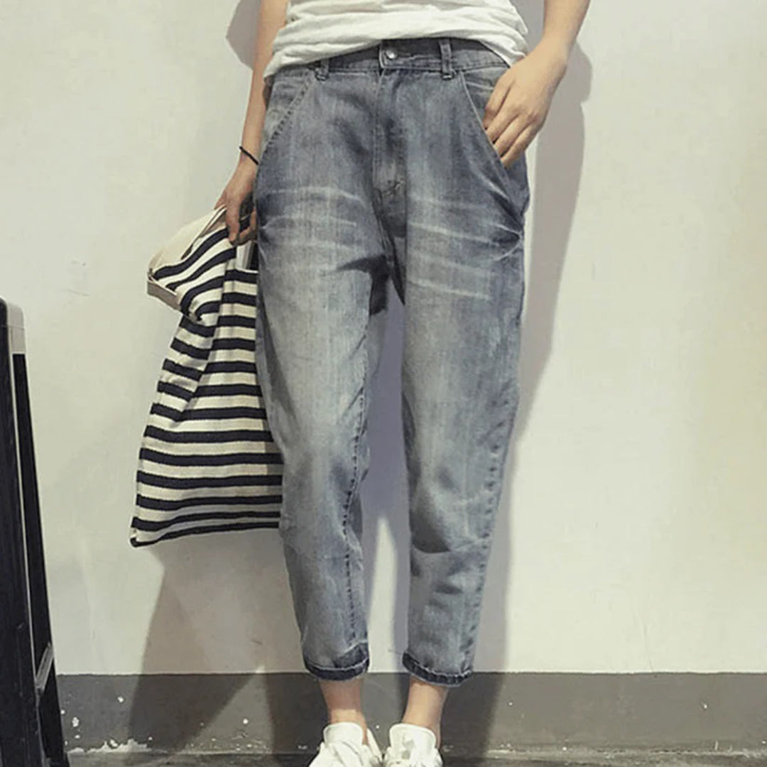 Beatrix Damenjeans - Bequeme Polyester Sommerjeans, Stylisch und Vielseitig 0