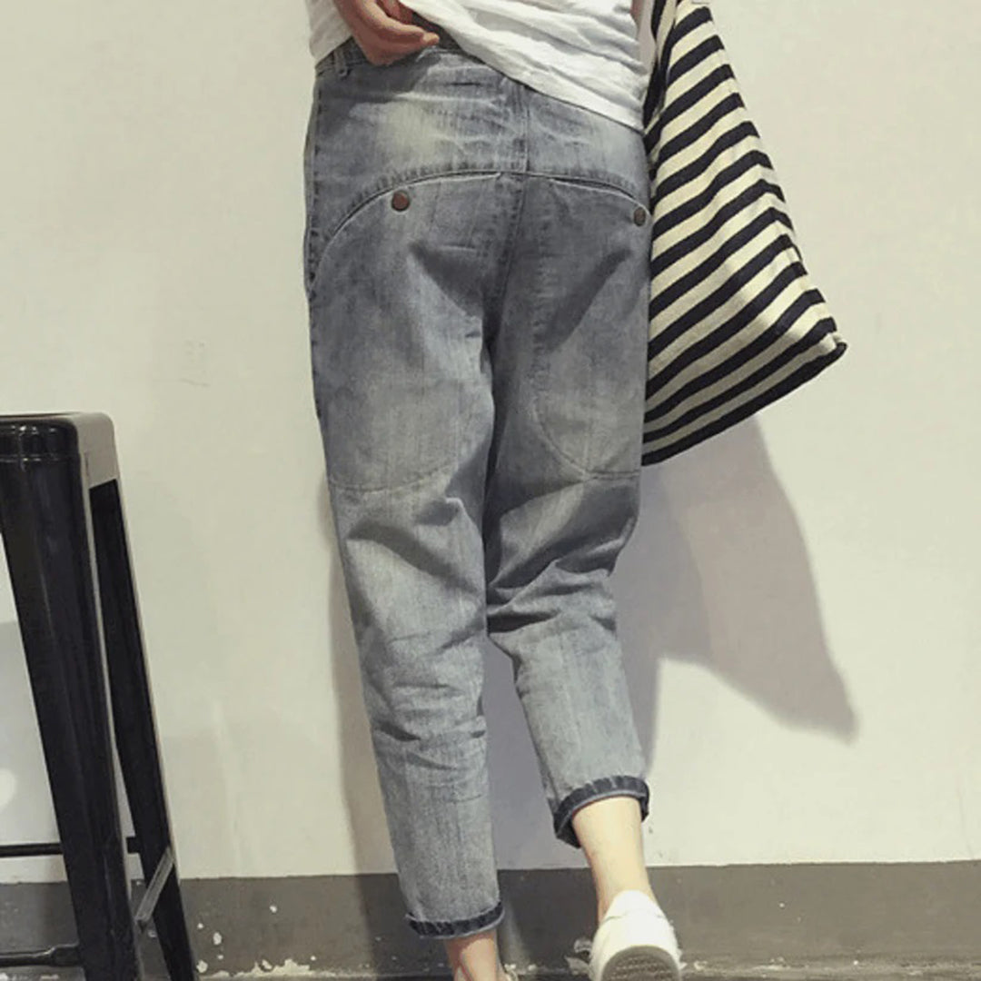 Beatrix Damenjeans - Bequeme Polyester Sommerjeans, Stylisch und Vielseitig 2