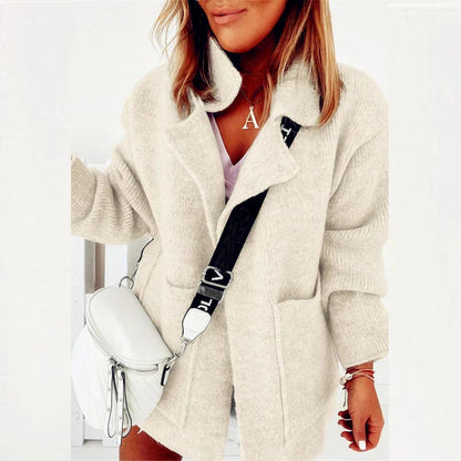 Bianca Damenjacke – Leichtes Atmungsaktives Material, Chic Schalkragen 1